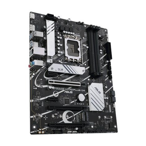Asus | PRIME H770-PLUS D4 | Processor family Intel | Processor socket LGA1700 | DDR4 DIMM | Memory slots 4 | Supported hard dis - 3